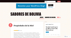 Desktop Screenshot of calendariosaboresbolivia.com